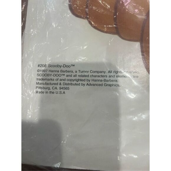 Rare Vintage 1997 large scooby doo cardboard cutout - Picture 7 of 9